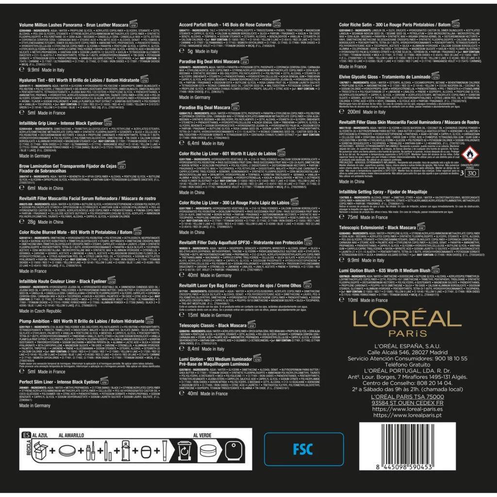 Calendario de Adviento L’Oréal Paris 2026, 24 productos, vista 9